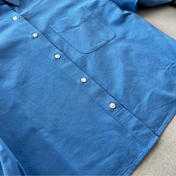 UNIQLO x JW Anderson • Oxford Blue Button-Up Top - Picture 10 of 13